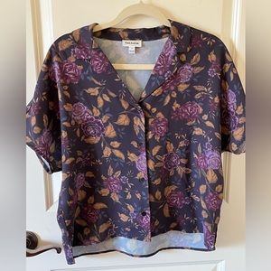 Short sleeve floral blouse Frank & Oak